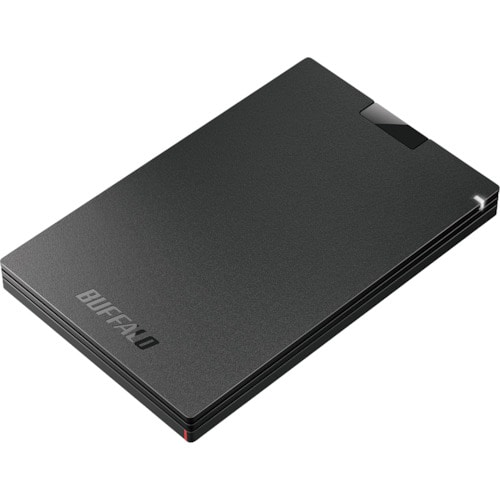 トラスコ中山 バッファロー USB3.2(Gen1) ポータブルSSD Type-A&C 1.0TB 429-9946 (ご注文単位1個) 【直送品】