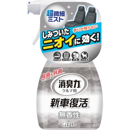 トラスコ中山 エステー クルマの消臭力 新車復活 無香性 252-8373 (ご注文単位1個) 【直送品】