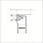 トラスコ中山 京セラ 外径加工用スモールツールホルダ STGC／P 153-2740 (ご注文単位1個) 【直送品】