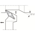 トラスコ中山 京セラ 外径・端面・倣い・ぬすみ加工用スモールツールホルダ SVPP－FF 553-1691 (ご注文単位1本) 【直送品】