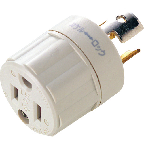 トラスコ中山 SANWA 引掛→3P（ノーマル）変換アダプタ 203-1391  (ご注文単位1個) 【直送品】