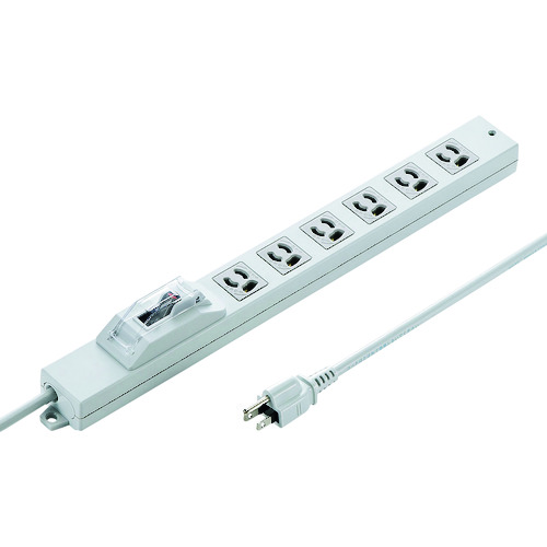 トラスコ中山 SANWA 安全ブレーカータップ 203-3558  (ご注文単位1本) 【直送品】