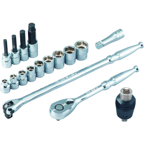 トラスコ中山 KTC 12.7sq.ソケットレンチセット トルクルモデル 171-8217 (ご注文単位1セット) 【直送品】