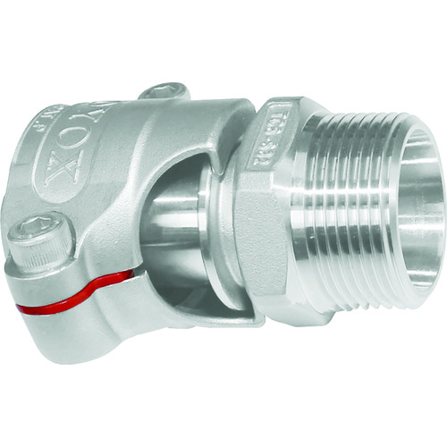 トラスコ中山 トヨックス ホース継手(ステンレス製) トヨコネクタ TC6-S型 適合ホース32ミリ 継手規格R1-1/4 TC6-S32-R1-1/4 149-1425 (ご注文単位1個) 【直送品】