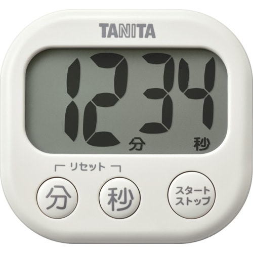 トラスコ中山 TANITA 抗菌でか見えタイマー TD-429-IV 625-5764 (ご注文単位1個) 【直送品】