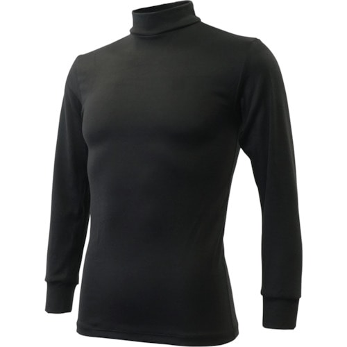 トラスコ中山 リベルタ サーモワン モックネック10部丈袖 メンズ/BLK(M) 326-8149 (ご注文単位1着) 【直送品】