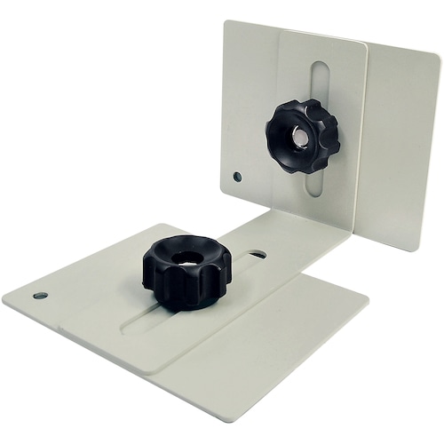 トラスコ中山 ティーエフサービス 家具・キャビネット転倒防止粘着金具 ティープレート(グレー)2個入り 耐荷重約360kg(2個使用時) 432-1997 (ご注文単位1セット) 【直送品】