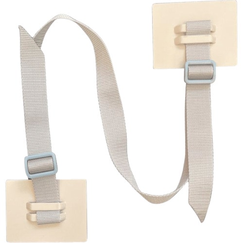 トラスコ中山 ティーエフサービス 家具・書庫転倒防止粘着金具 ティープレートベルトタイプロング2個入り 強度約360kg(2個使用時) 432-1993 (ご注文単位1セット) 【直送品】