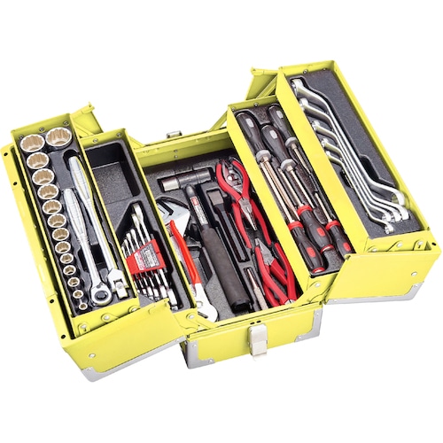 トラスコ中山 TONE ツールセット(レモンイエロー) 609-0374 (ご注文単位1セット) 【直送品】