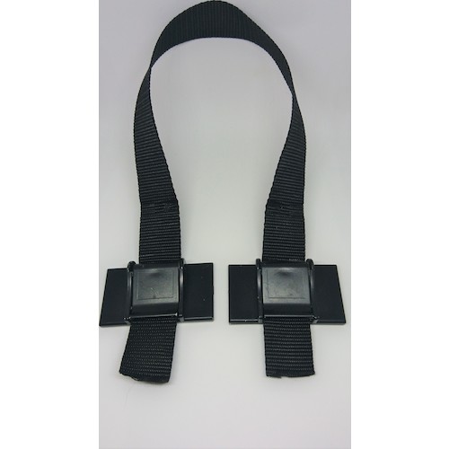 トラスコ中山 ティーエフサービス テレビ用転倒防止金具 TVガード強力粘着固定×強力粘着固定 2本入り 473-3913 (ご注文単位1セット) 【直送品】