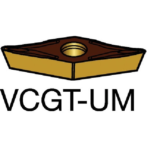 トラスコ中山 サンドビック コロターン107 旋削用ポジチップ（130） 1125 607-9741 (ご注文単位10個) 【直送品】