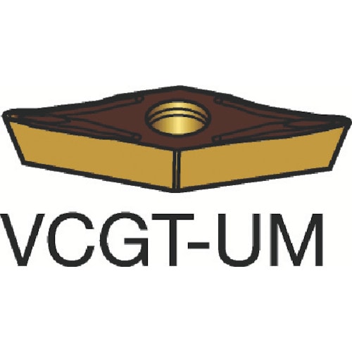 トラスコ中山 サンドビック コロターン107 旋削用ポジチップ（130） H13A 226-4803 (ご注文単位10個) 【直送品】