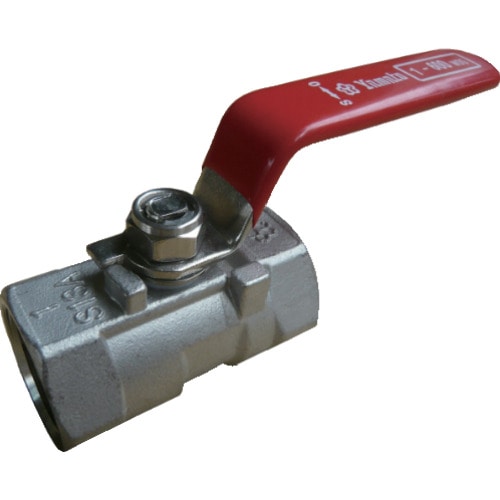 トラスコ中山 大和バルブ ボールバルブ 10A(600型、レデューストボア、ステンレス) 473-4265 (ご注文単位1個) 【直送品】