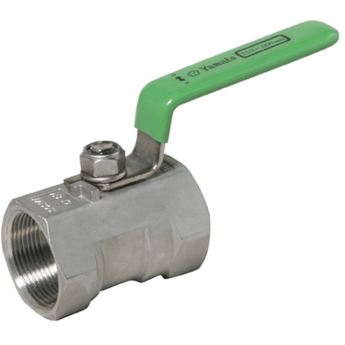 トラスコ中山 大和バルブ ボールバルブ 8A(600型、レデューストボア、ステンレス) 473-2776 (ご注文単位1個) 【直送品】