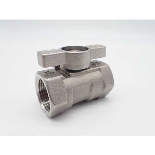 トラスコ中山 大和バルブ ボールバルブ 20A(600型、レデューストボア、ステンレス、T形ハンドル) 473-2764 (ご注文単位1個) 【直送品】