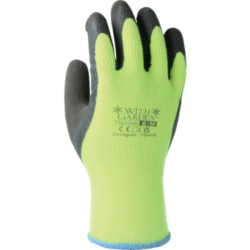 トラスコ中山 トワロン 防寒手袋 WithGardenサーマル レモンイエロー 8/M 583-3458 (ご注文単位1組) 【直送品】