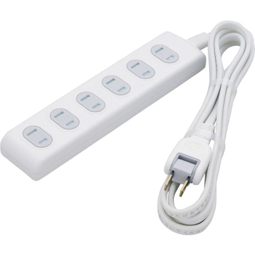 トラスコ中山 ELPA 扉付タップ6P2M 562-5647 (ご注文単位1袋) 【直送品】