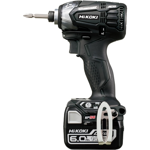 トラスコ中山 HiKOKI 14.4Vコードレスインパクトドライバ 本体のみ ブラック 175-7147 (ご注文単位1台) 【直送品】