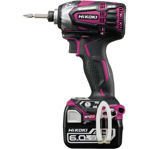 トラスコ中山 HiKOKI 14.4Vコードレスインパクトドライバ 本体のみ レッド 177-3792 (ご注文単位1台) 【直送品】