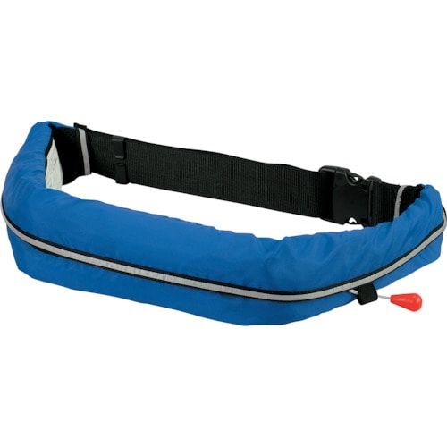 トラスコ中山 オーシャンライフ 自動膨張式ウエストタイプ 作業用ライフジャケット ブルー TYPE A 377-6535 (ご注文単位1着) 【直送品】