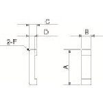 トラスコ中山 京セラ 部品 スペーサ 651-4081 (ご注文単位1個) 【直送品】