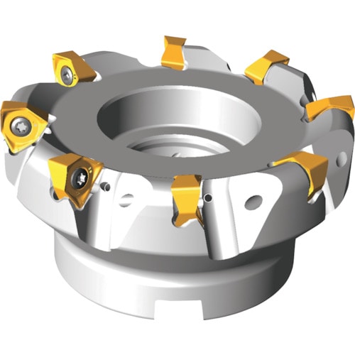 トラスコ中山 三菱 WWX400形 両面インサート式汎用肩削り用 アーバタイプ正面フライス 右勝手 381-5721 (ご注文単位1個) 【直送品】