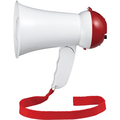 トラスコ中山 YAZAWA ハンドメガホンミニ5W 457-5837 (ご注文単位1個) 【直送品】