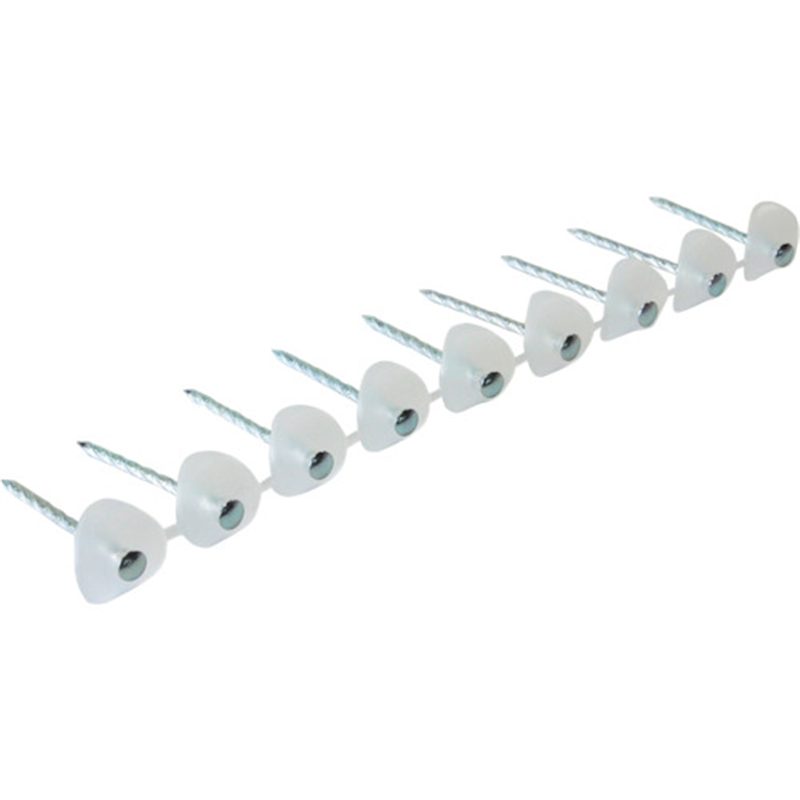 DAIDOHANT ポリ 連結傘釘 14×38 白 30連 1袋（ご注文単位1袋）【直送品】