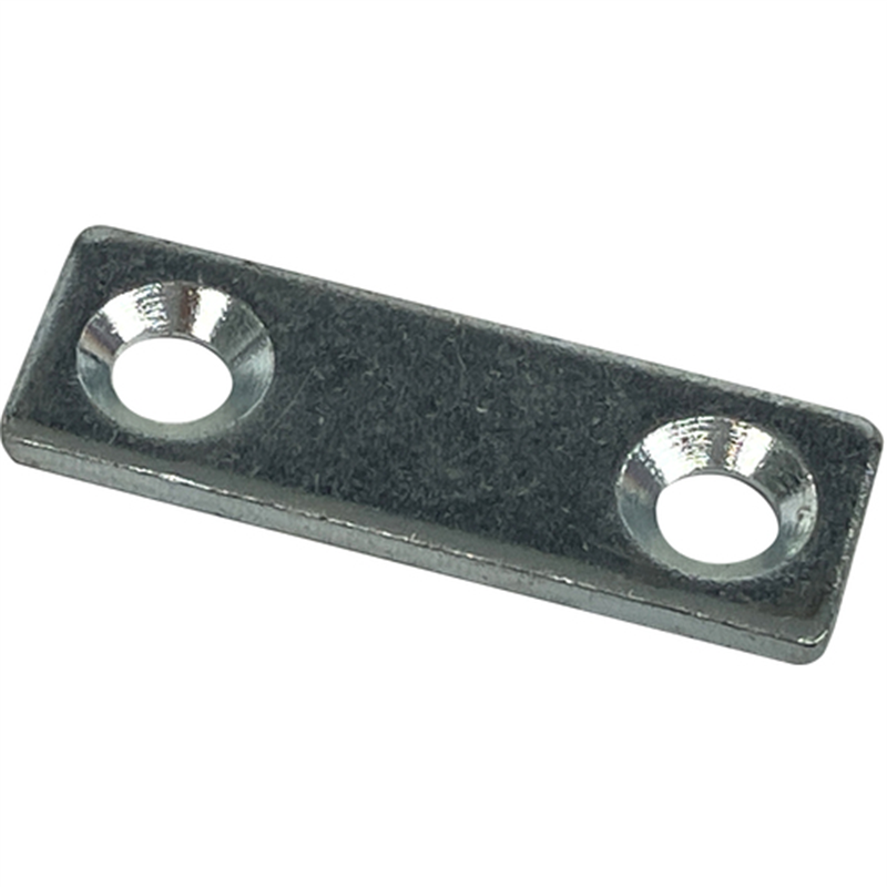 DAIDOHANT ダイドーハント スリムサポート 一文字(I型) ユニクロ(シルバー) (a)35×(b)12×(t)2mm (1個) 1個（ご注文単位1個）【直送品】