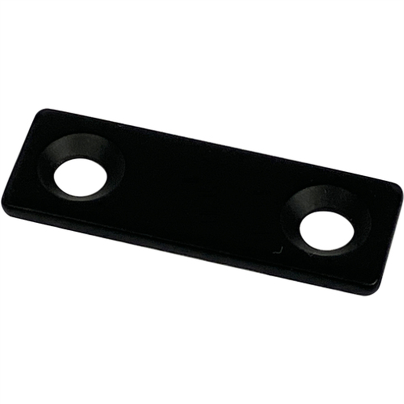 DAIDOHANT ダイドーハント スリムサポート 一文字 黒(ブラック) (a)35×(b)12×(t)2mm (1個) 1個（ご注文単位1個）【直送品】