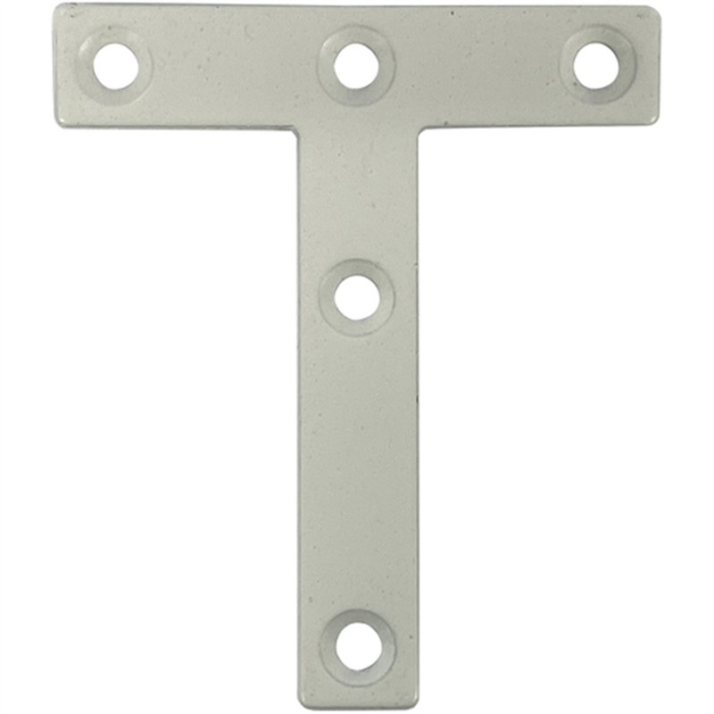 DAIDOHANT ダイドーハント スリムサポート T字フラット 白(ホワイト) (a)50×(b)12×(c)40×(t)2mm (1個) 1個（ご注文単位1個）【直送品】