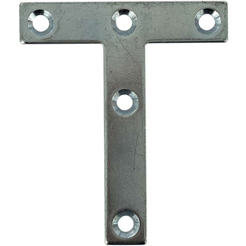 DAIDOHANT ダイドーハント スリムサポート T字フラット ユニクロ(シルバー) (a)70×(b)12×(c)60×(t)2mm (1個) 1個（ご注文単位1個）【直送品】