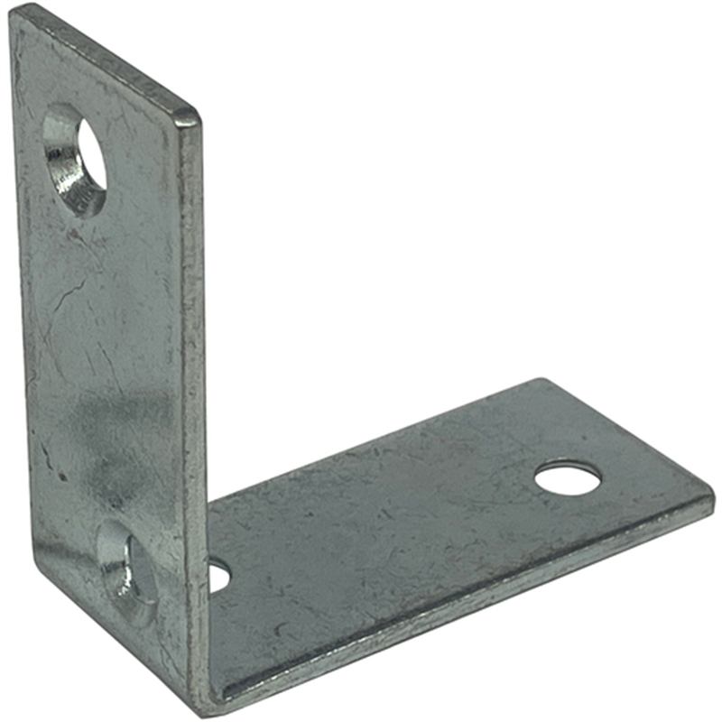 DAIDOHANT ダイドーハント スリムサポート 金折(L型・外皿) ユニクロ(シルバー) (a)45×(b)20×(t)2mm (1個) 1個（ご注文単位1個）【直送品】