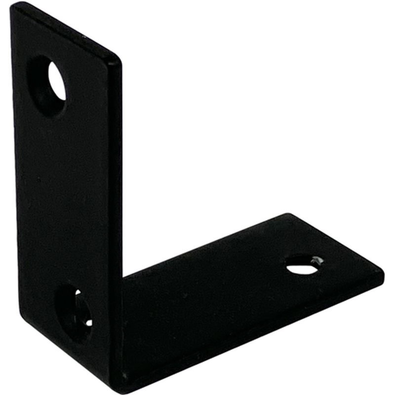 DAIDOHANT ダイドーハント スリムサポート 金折(L型・外皿) 黒(ブラック) (a)45×(b)20×(t)2mm (1個) 1個（ご注文単位1個）【直送品】