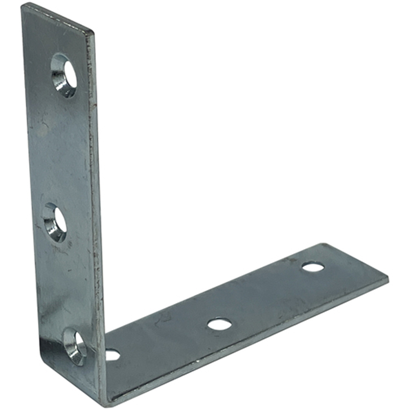 DAIDOHANT ダイドーハント スリムサポート 金折(L型・外皿) ユニクロ(シルバー) (a)75×(b)20×(t)2mm (1個) 1個（ご注文単位1個）【直送品】