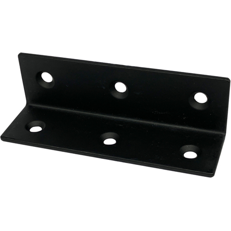 DAIDOHANT ダイドーハント スリムサポート 棚受(L型・内皿) 黒(ブラック) (a)80×(b)25×(t)2mm (1個) 1個（ご注文単位1個）【直送品】