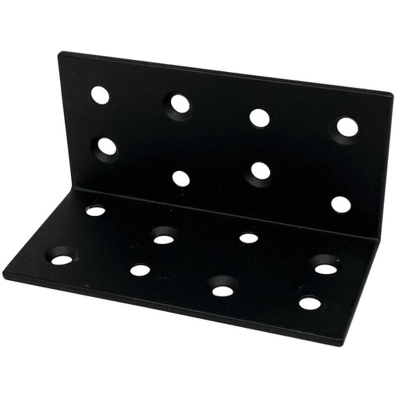 DAIDOHANT ダイドーハント スリムサポート 棚受(L型・内外皿) 黒(ブラック) (a)80×(b)40×(t)2mm (1個) 1個（ご注文単位1個）【直送品】