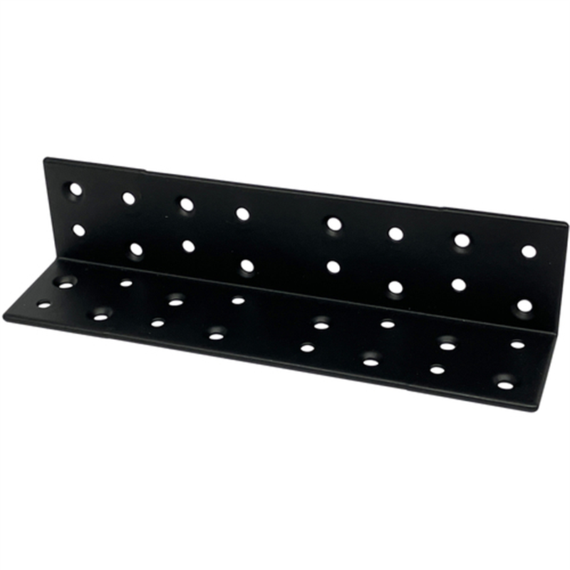 DAIDOHANT ダイドーハント スリムサポート 棚受(L型・内外皿) 黒(ブロック) (a)170×(b)40×(t)2mm (1個) 1個（ご注文単位1個）【直送品】