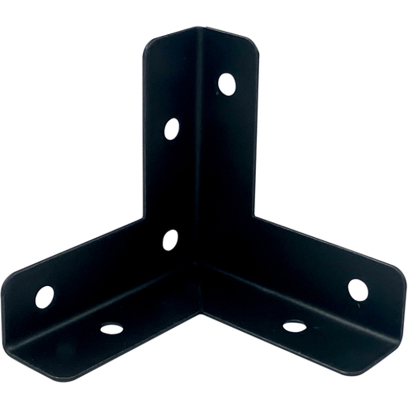 DAIDOHANT 三方面補強金物 (2枚入) ブラック 46 1個（ご注文単位1個）【直送品】