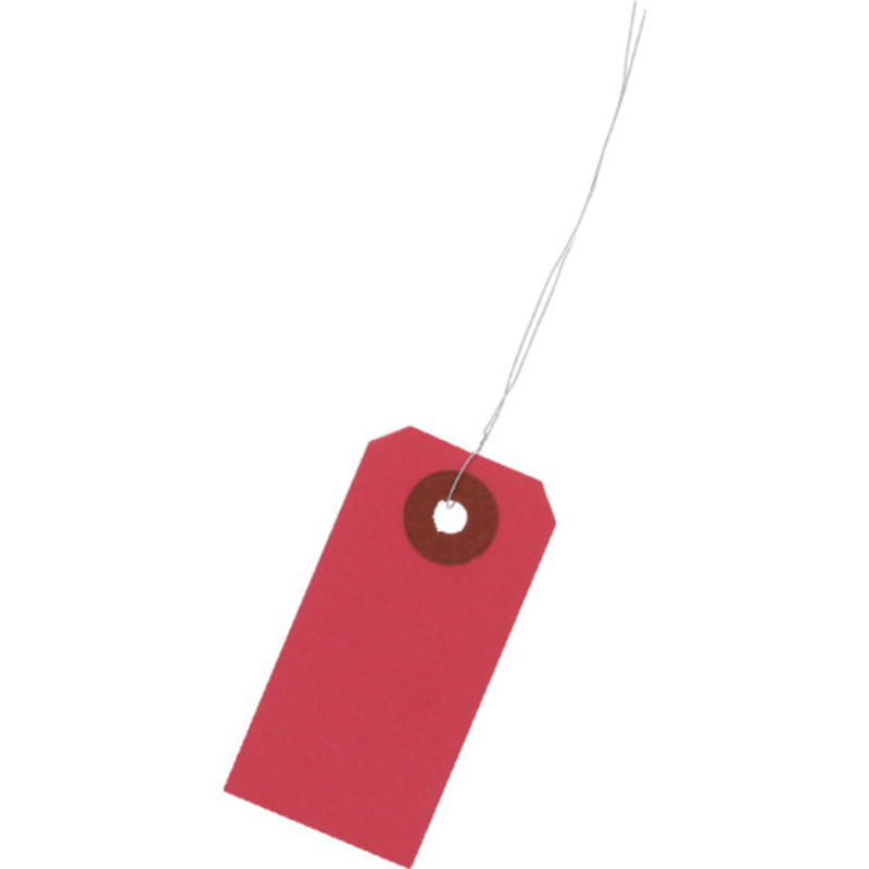 シモジマ 荷札 豆 30×60 赤 1000枚入り 1箱（ご注文単位1箱）【直送品】