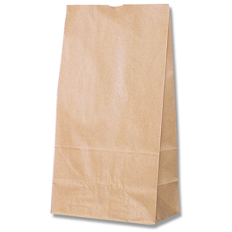 HEIKO 角底袋 未晒無地 No.20 100枚入り 1袋（ご注文単位1袋）【直送品】