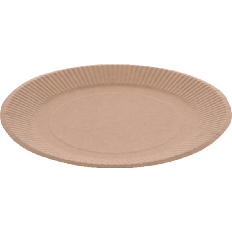 HEIKO 紙皿 クラフトペーパープレート 18cm 30枚入り 1袋（ご注文単位1袋）【直送品】