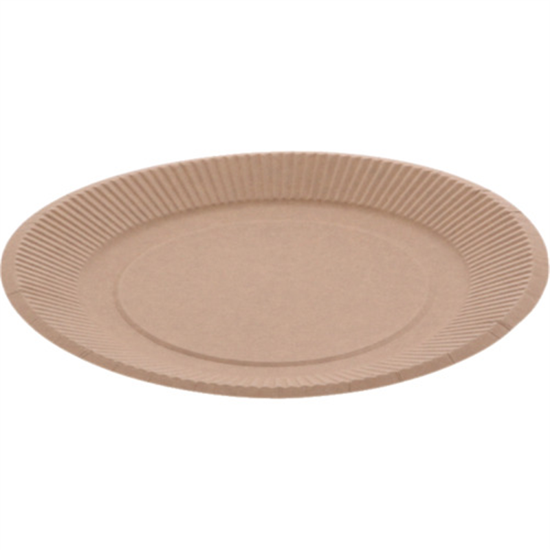 HEIKO 紙皿 クラフトペーパープレート 20cm 30枚入り 1袋（ご注文単位1袋）【直送品】