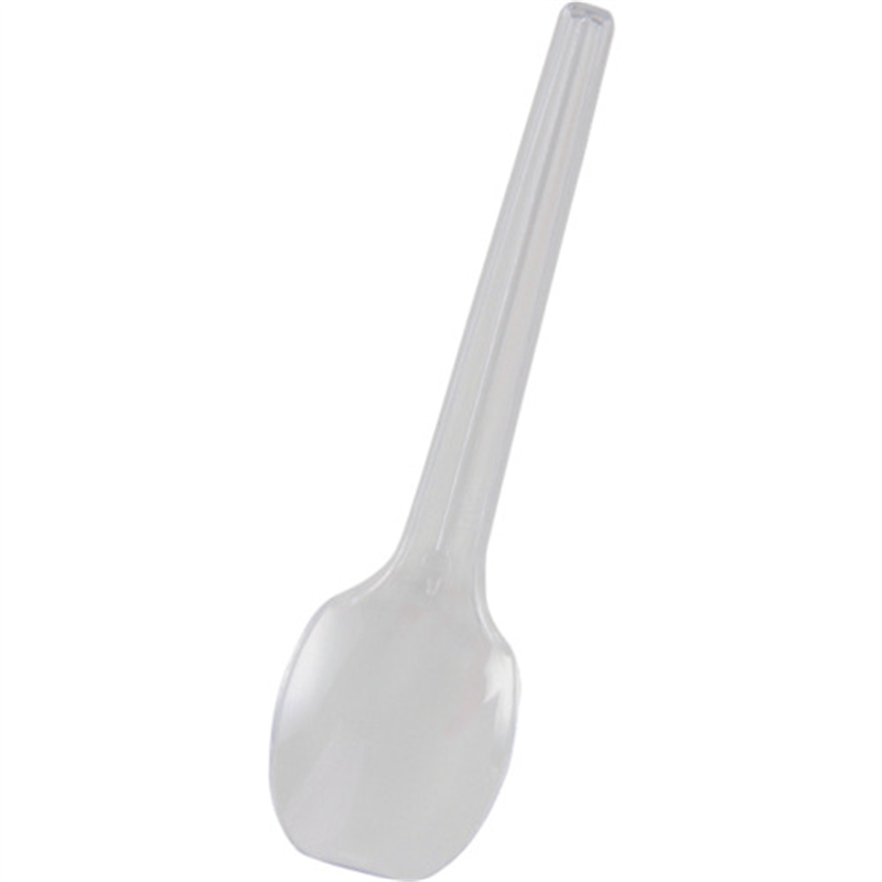 HEIKO プラスチックスプーン 透明 10cm バラ 100本入り 1袋（ご注文単位1袋）【直送品】