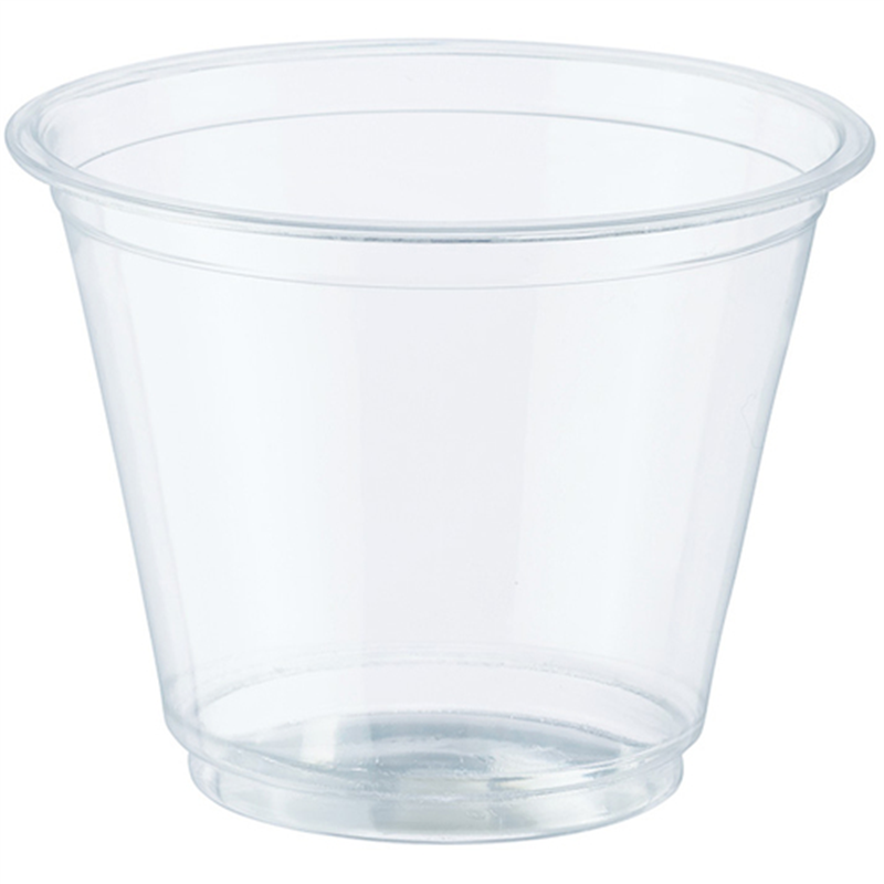 HEIKO 透明カップ A-PET 9オンス 浅型 口径92mm  50個入り 1袋（ご注文単位1袋）【直送品】
