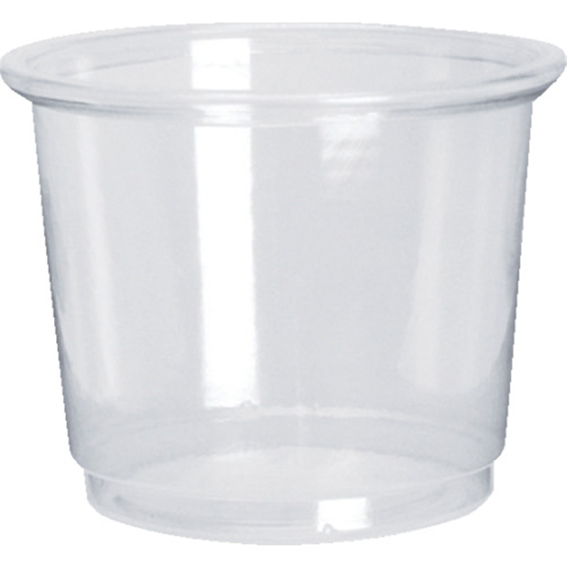 HEIKO プラスチックカップ 1オンス 口径44mm 透明 100個入り 1袋（ご注文単位1袋）【直送品】