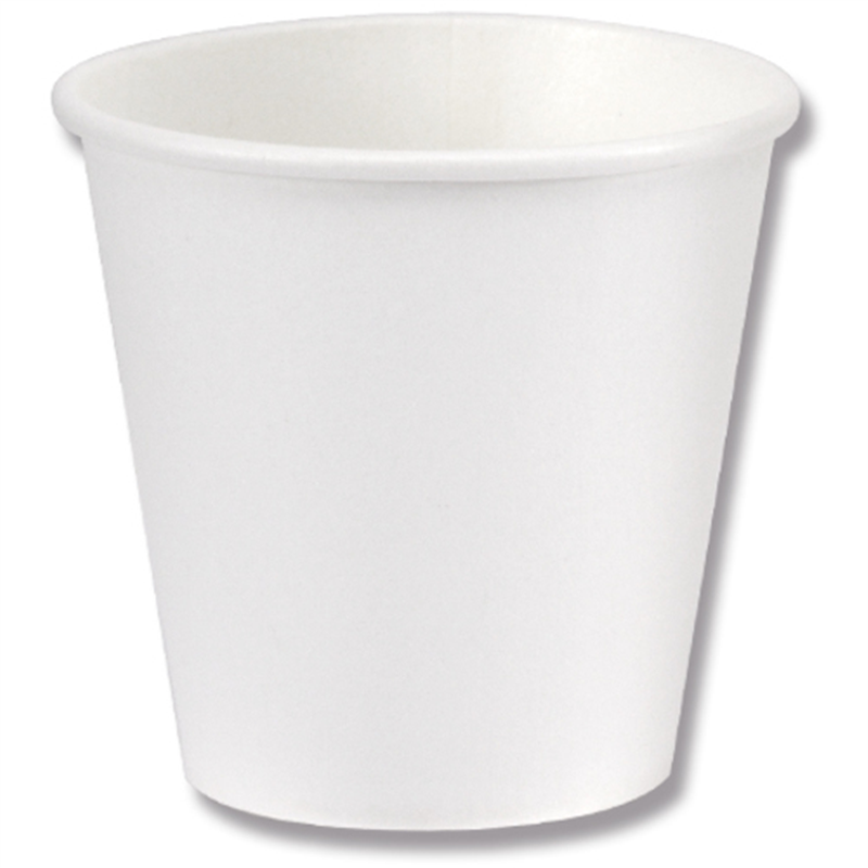 HEIKO S.T.ペーパーカップ エコノミータイプ 3オンス 口径58mm ホワイト 100個入り 1束（ご注文単位1束）【直送品】