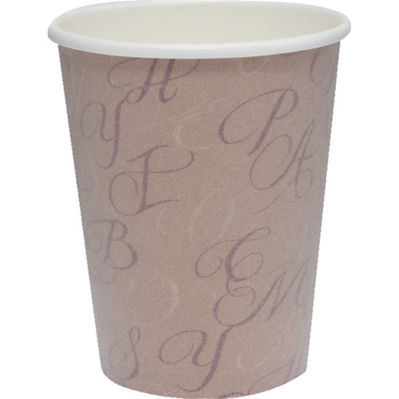 HEIKO 発泡断熱カップ 8オンス 口径80mm タイポアート 50個入り 1袋（ご注文単位1袋）【直送品】