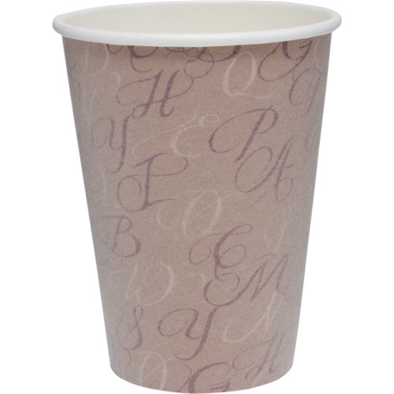 HEIKO 発泡断熱カップ 12オンス 口径89mm タイポアート 50個入り 1袋（ご注文単位1袋）【直送品】