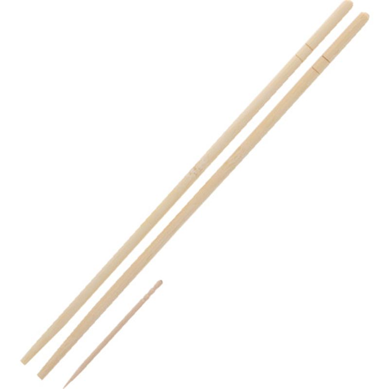 HEIKO ヘイコー竹丸箸 ポリ完封 20cm 100本入り 1袋（ご注文単位1袋）【直送品】